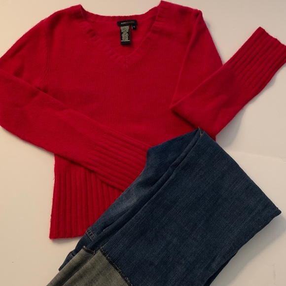 BCBGMaxAzria Wool & Angora Split Sleeved Sweater - Picture 6 of 6